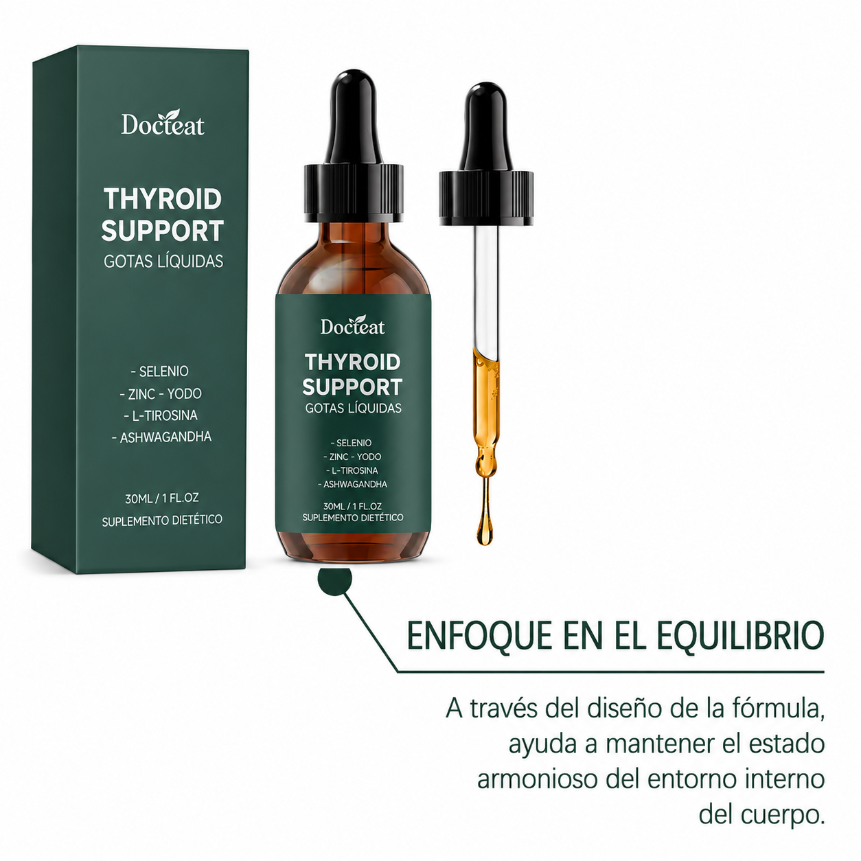 Thyroid Support | El complemento natural para encender tu tiroides desde adentro
