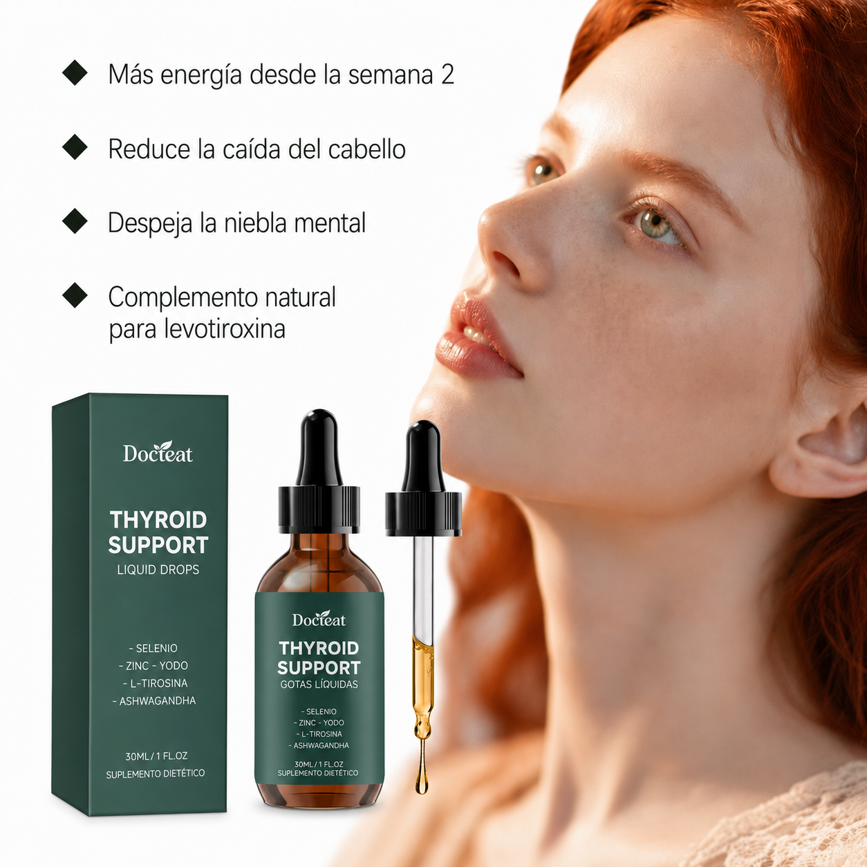 Thyroid Support | El complemento natural para encender tu tiroides desde adentro