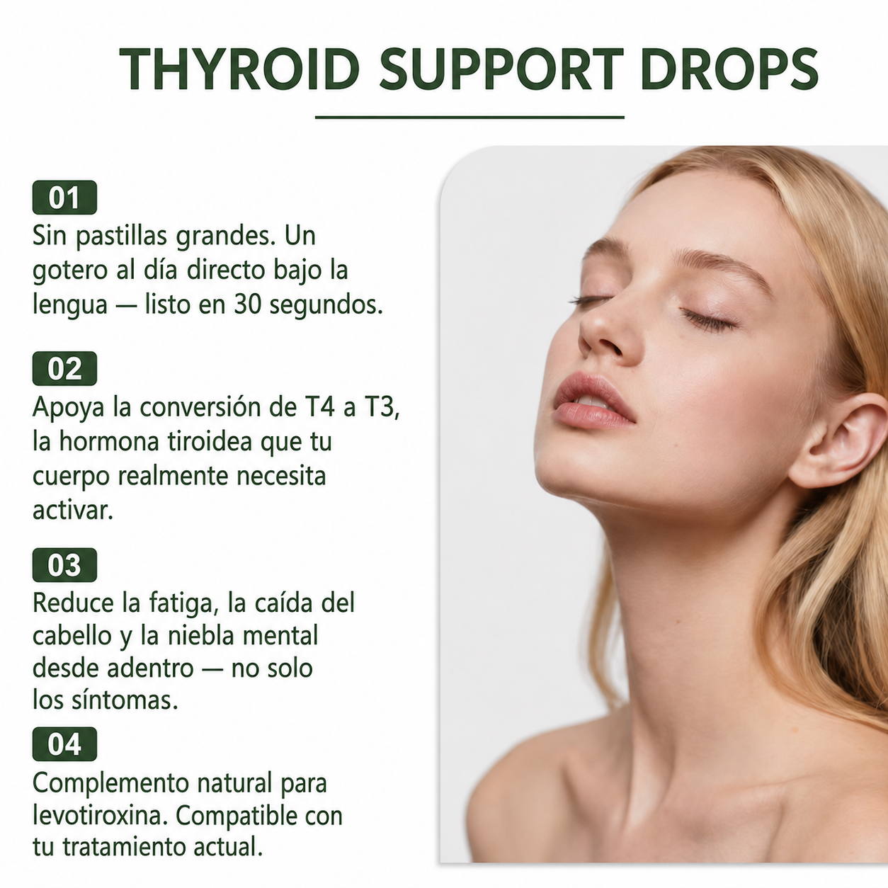 Thyroid Support | El complemento natural para encender tu tiroides desde adentro