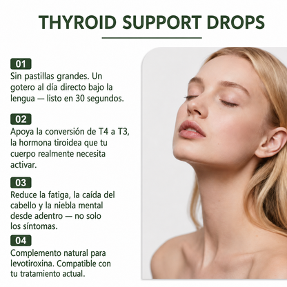 Thyroid Support | El complemento natural para encender tu tiroides desde adentro