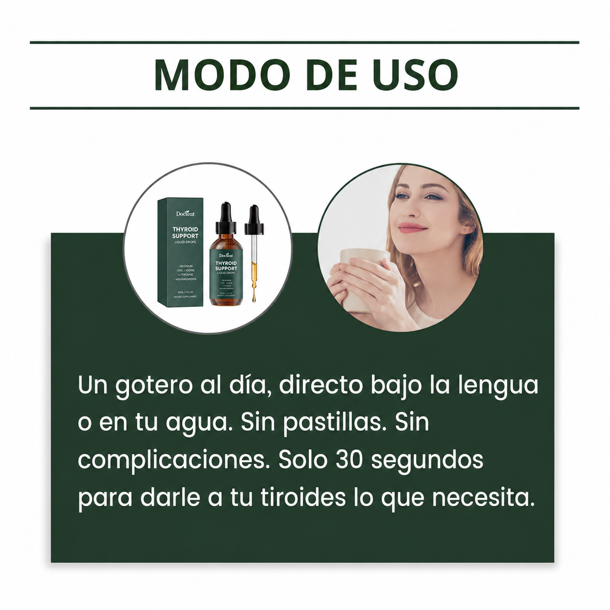Thyroid Support | El complemento natural para encender tu tiroides desde adentro