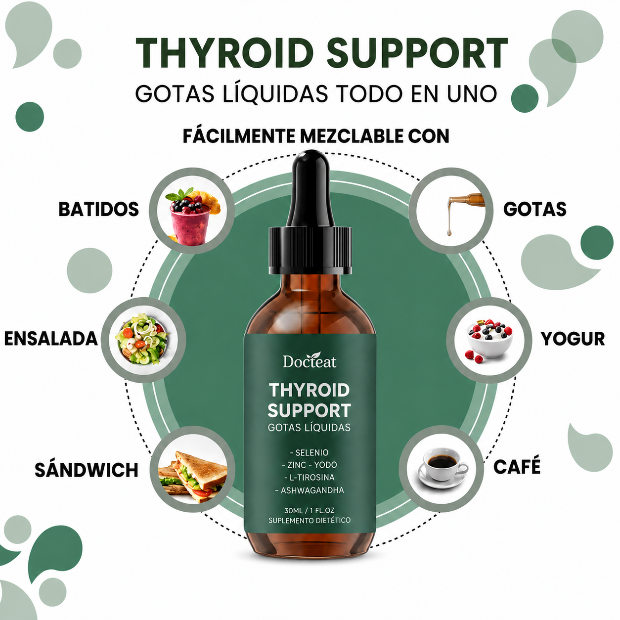 Thyroid Support | El complemento natural para encender tu tiroides desde adentro