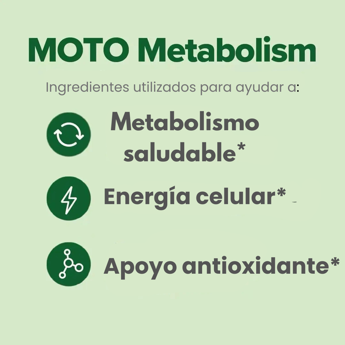 Moto Metabolism - Baja de peso rápido